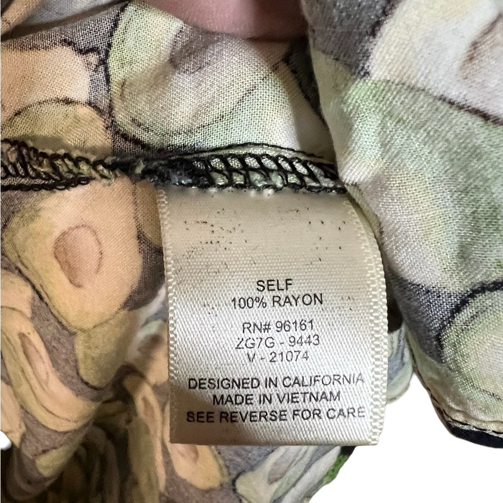 A Bebop Avocado print dress in size medium - Picture 5 of 7